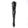 Pleaser - DELIGHT3023 Plattform Overknee Stiefel - Schwarz Product image
